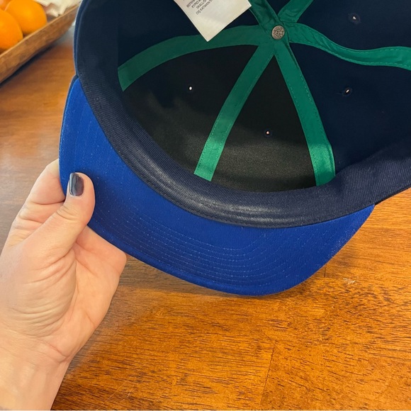 Ralph Lauren men’s Navy and Yellow Cap one size - Picture 4 of 6